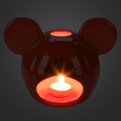 Mickey Mouse Halloween Jack-O'-Lantern Votive Candle Holder