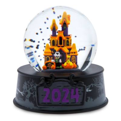 Mickey and Pluto Halloween 2024 Snow Globe