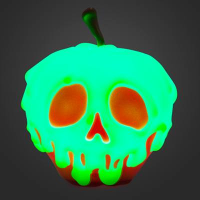 Poisoned Apple Tabletop Light, Snow White and the Seven Dwarfs