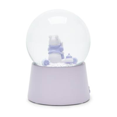 Winnie the Pooh Lilac Snow Globe