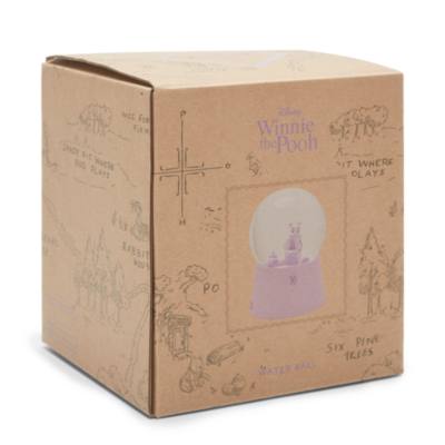 Winnie the Pooh Lilac Snow Globe