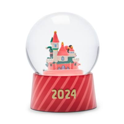 Micky Maus und Minnie Maus - 2024 - Fantasyland Schloss - Weihnachtliche Schneekugel
