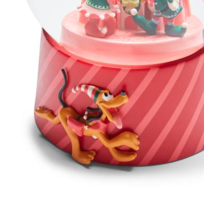 Micky Maus und Minnie Maus - 2024 - Fantasyland Schloss - Weihnachtliche Schneekugel