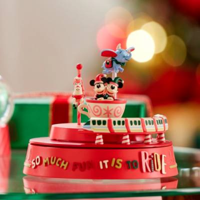 Mickey Mouse and Minnie Mouse Festive Musical Figure