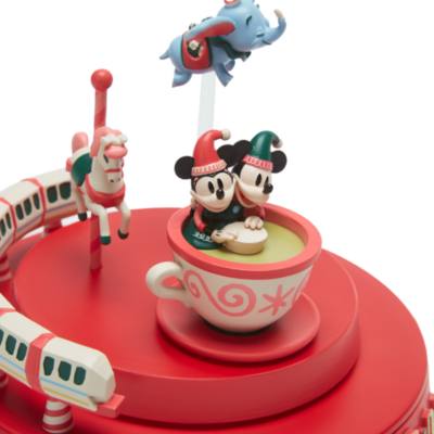 Mickey Mouse and Minnie Mouse Festive Musical Figure