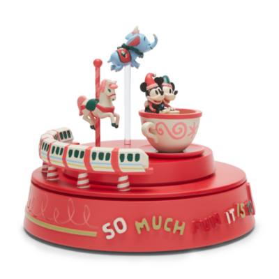Mickey Mouse and Minnie Mouse Festive Musical Figure