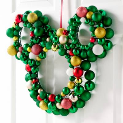 Mickey Mouse Icon Festive Wreath