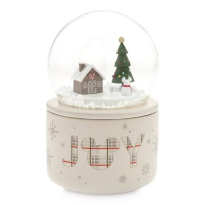 Mickey Mouse Festive Snow Globe Candle, Disney Holiday Haven Collection