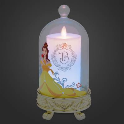 Belle Light-Up Bell Jar Candle Set