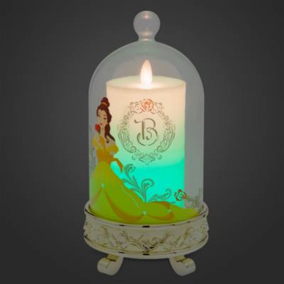 Belle Light-Up Bell Jar Candle Set