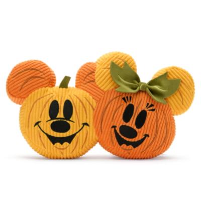 Mickey and Minnie Mouse Pumpkin Halloween Cushion