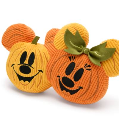 Mickey and Minnie Mouse Pumpkin Halloween Cushion