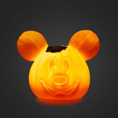 Mickey Mouse Small Light-Up Jack-o'-Lantern