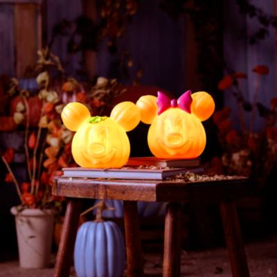 Mickey Mouse Small Light-Up Jack-o'-Lantern