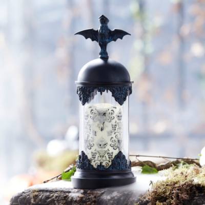 The Haunted Mansion Light-Up Hurricane Candle Set