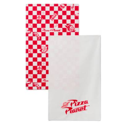 Pizza Planet Tea Towel Set, Toy Story