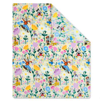 Mickey and Friends Floral Fleece Throw