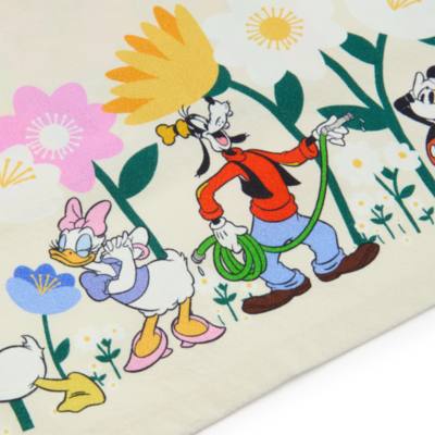 Mickey Mouse and Friends Floral Tea Towels, Set of 2