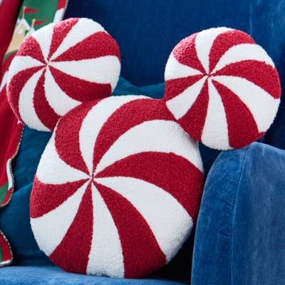 Mickey Mouse Icon Peppermint Swirl Cushion