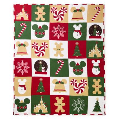 Mickey Mouse Festive Throw Blanket