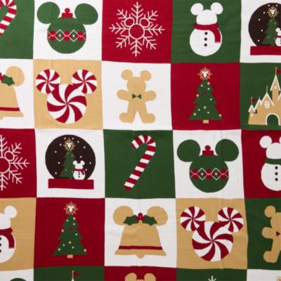Mickey Mouse Festive Throw Blanket