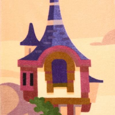 Serviette de plage Raiponce