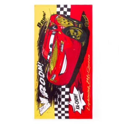 Serviette de plage Flash McQueen, Disney Pixar Cars