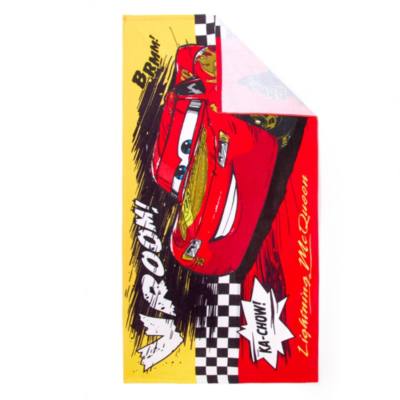 Serviette de plage Flash McQueen, Disney Pixar Cars