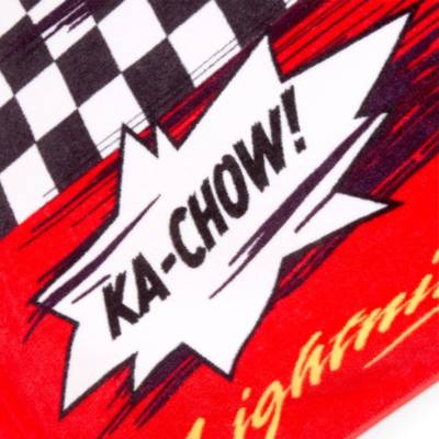 Serviette de plage Flash McQueen, Disney Pixar Cars