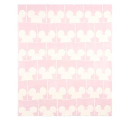Mickey Mouse Icon Pink Reversible Throw, Home Haven