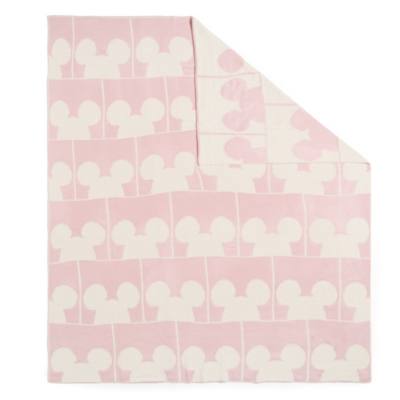 Mickey Mouse Icon Pink Reversible Throw, Home Haven
