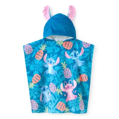 Stitch and Angel Hooded Beach Towel for Kids, Lilo & Stitch