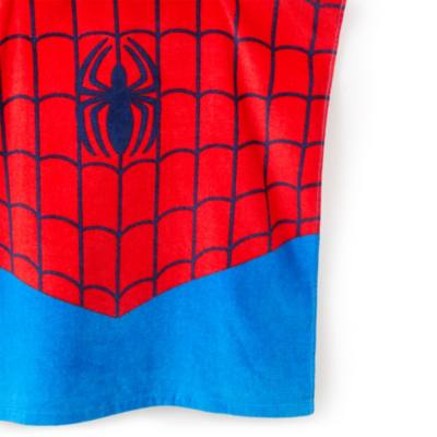 Serviette de plage Spider-Man &agrave; capuche pour enfants