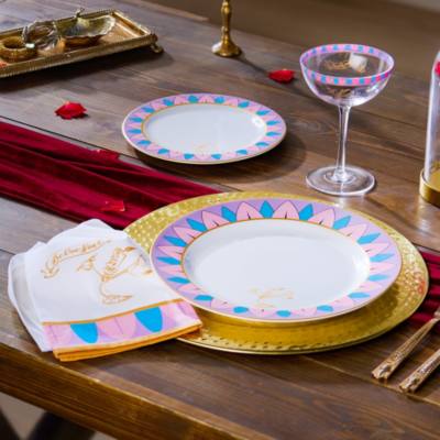 Serviettes de f&ecirc;te La Belle et la B&ecirc;te