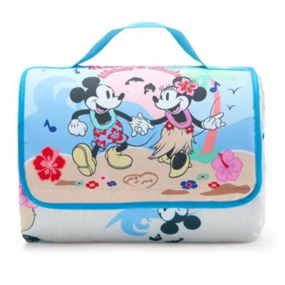 Mickey Mouse and Minnie Mouse Summer Picnic Blanket