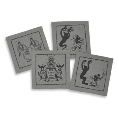 Mickey Mouse Cocktail Napkin Set, The Haunted House and The Skeleton Dance