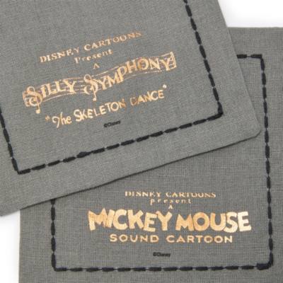 Mickey Mouse Cocktail Napkin Set, The Haunted House and The Skeleton Dance