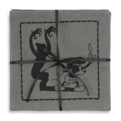 Mickey Mouse Cocktail Napkin Set, The Haunted House and The Skeleton Dance