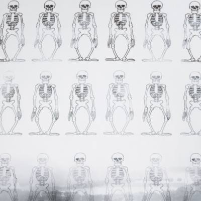 The Skeleton Dance Tea Towel