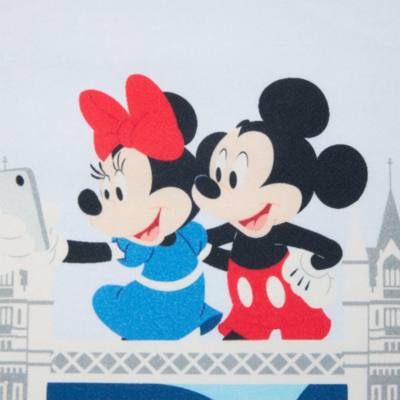 Mickey and Minnie Mouse London Tea Towel