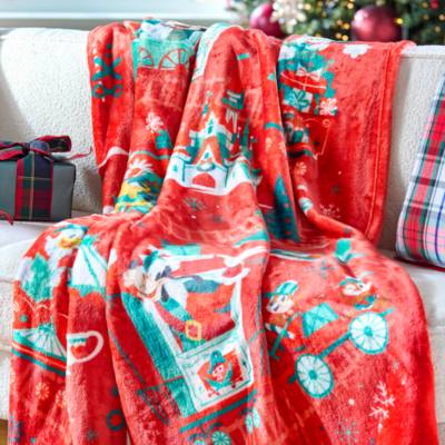 Mickey Mouse and Friends Christmas Throw