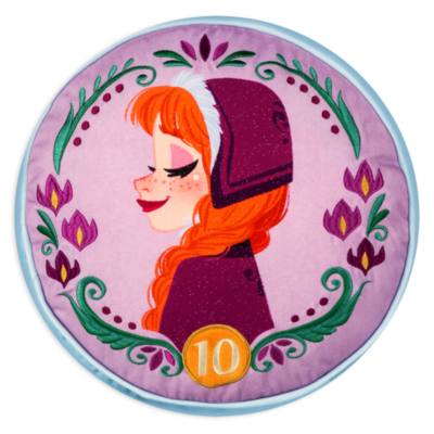 Coj&iacute;n detalles Elsa y Anna, 10.&ordm; Aniversario Frozen