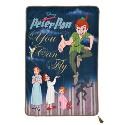 Disney Store Peter Pan 70th Anniversary Reversible Throw