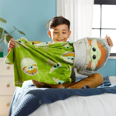 Grogu Convertible Fleece Throw, Star Wars: The Mandalorian