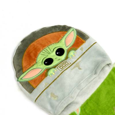 Grogu Convertible Fleece Throw, Star Wars: The Mandalorian