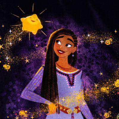 Wish - Asha und Stern - Gro&szlig;es Strandtuch