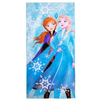 Anna and Elsa Beach Towel Frozen 2 Disney Store