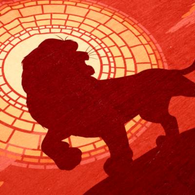 Simba Woven Throw, The Lion King 30th Anniversary