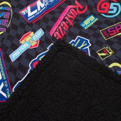 Lightning McQueen Convertible Fleece Throw, Disney Pixar Cars