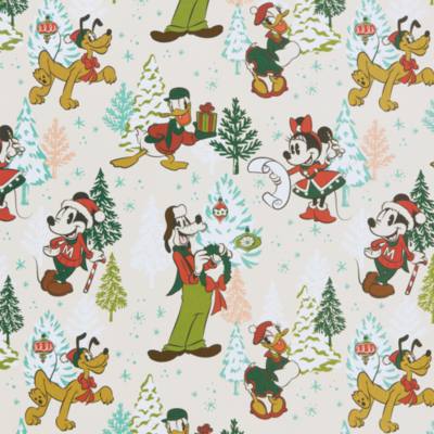 Mickey Mouse and Friends Festive Wrapping Paper